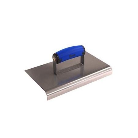 Bon Tool Edger, SS, 10" X 6", 3/4" Radius X 1" Lip Comfort Grip Handle 62-464